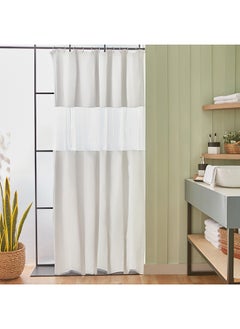 Home Box Fiesta 3D Shower Curtain with 12 C Hooks 200 x 180 cm  - Image 1
