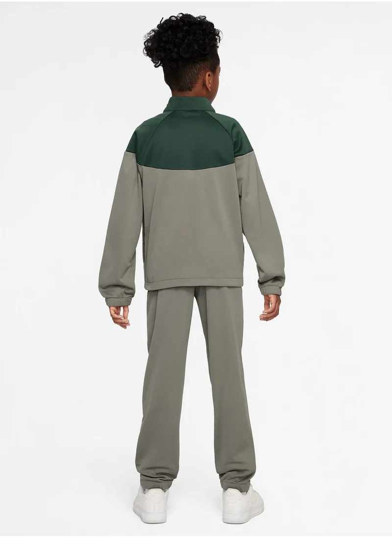 نايكي Kids Dri-Fit Poly Knit Full-Zip Track Suit