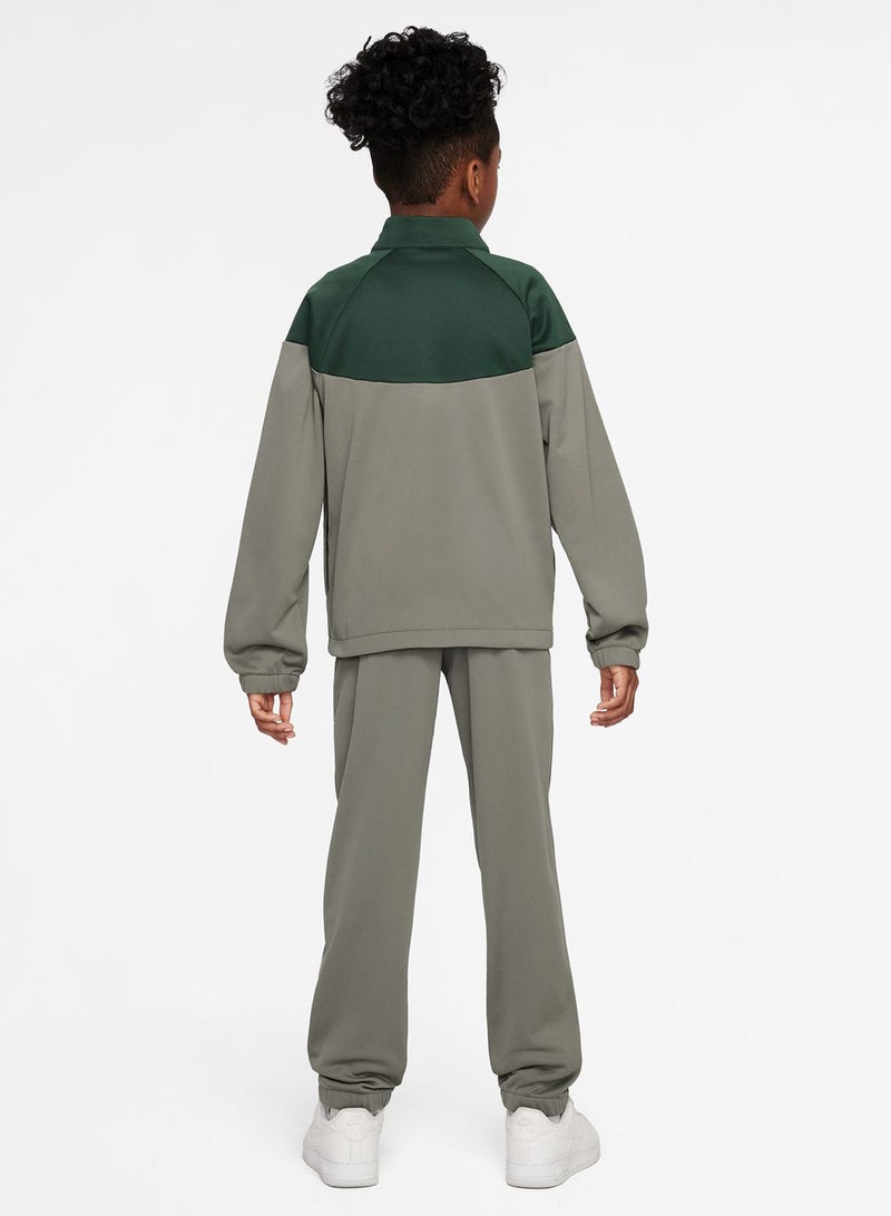 نايكي بدلة رياضية للأطفال بسحاب كامل من البوليستر بتقنية دراي-فِت - Image 2