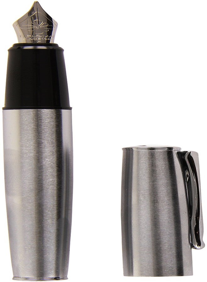 Diplomat Esteem Matt Chrome Fountain Pen (F) - Image 2