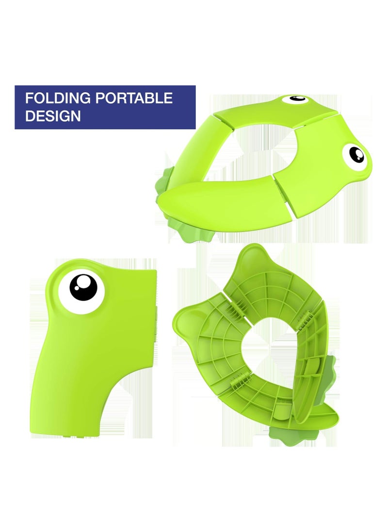 Portable Folding Large Non Slip Silionce Pads Potty Training Seat for Kids Boys & Girls, Toddlers Toilet Seat, Recyclable Potty Seat Cover for Travel - pzsku/Z23758C1F32CC79B3414EZ/45/_/1721190644/25e043e9-3881-4352-836f-01670c96a25e