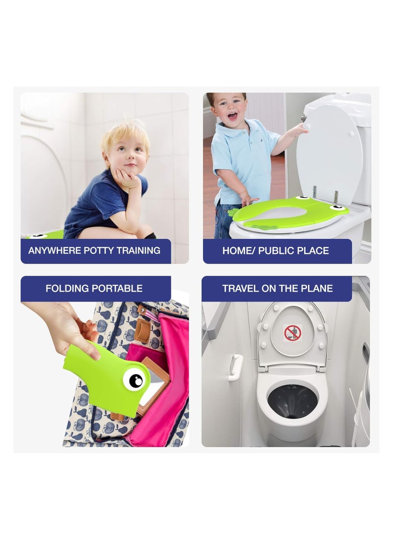 Portable Folding Large Non Slip Silionce Pads Potty Training Seat for Kids Boys & Girls, Toddlers Toilet Seat, Recyclable Potty Seat Cover for Travel - pzsku/Z23758C1F32CC79B3414EZ/45/_/1721190665/70f01e9a-d099-4080-aed4-ec0e4dcd8c13