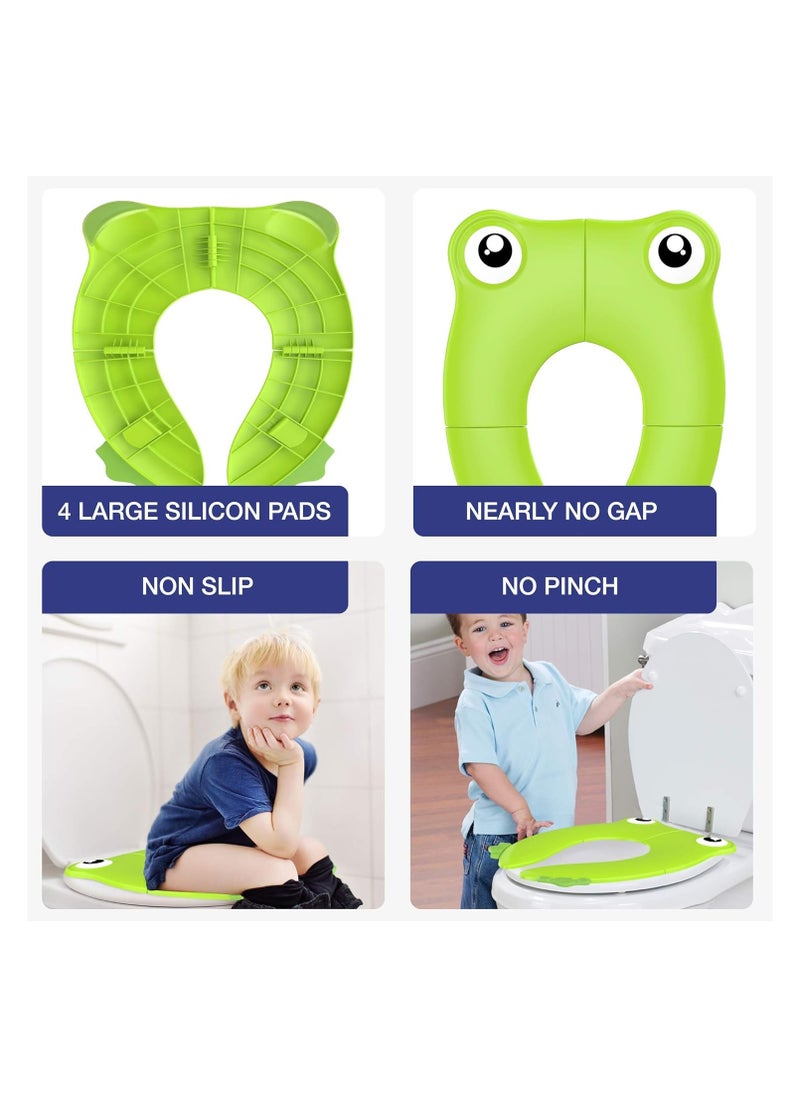 Portable Folding Large Non Slip Silionce Pads Potty Training Seat for Kids Boys & Girls, Toddlers Toilet Seat, Recyclable Potty Seat Cover for Travel - pzsku/Z23758C1F32CC79B3414EZ/45/_/1721192755/c952f181-2a5d-41f1-afea-29a88a7fe701