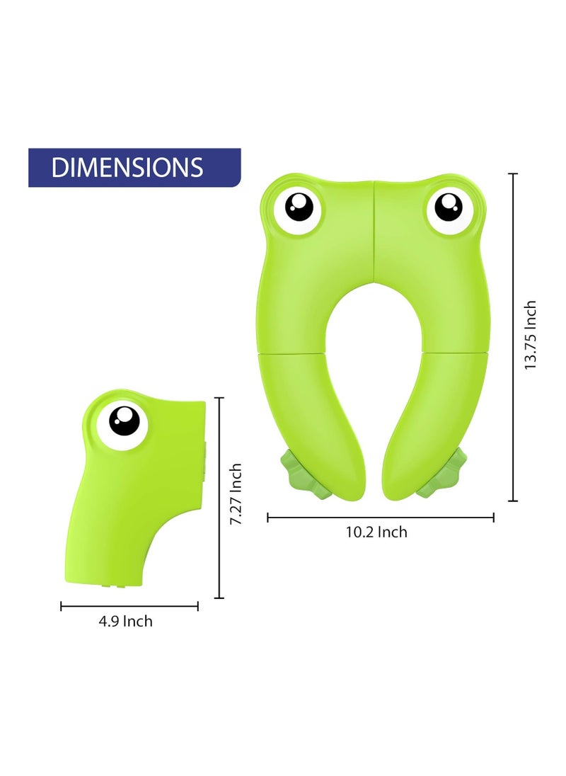 Portable Folding Large Non Slip Silionce Pads Potty Training Seat for Kids Boys & Girls, Toddlers Toilet Seat, Recyclable Potty Seat Cover for Travel - pzsku/Z23758C1F32CC79B3414EZ/45/_/1721193025/e5591f2d-9aee-436d-9b76-574b7ee2daa1