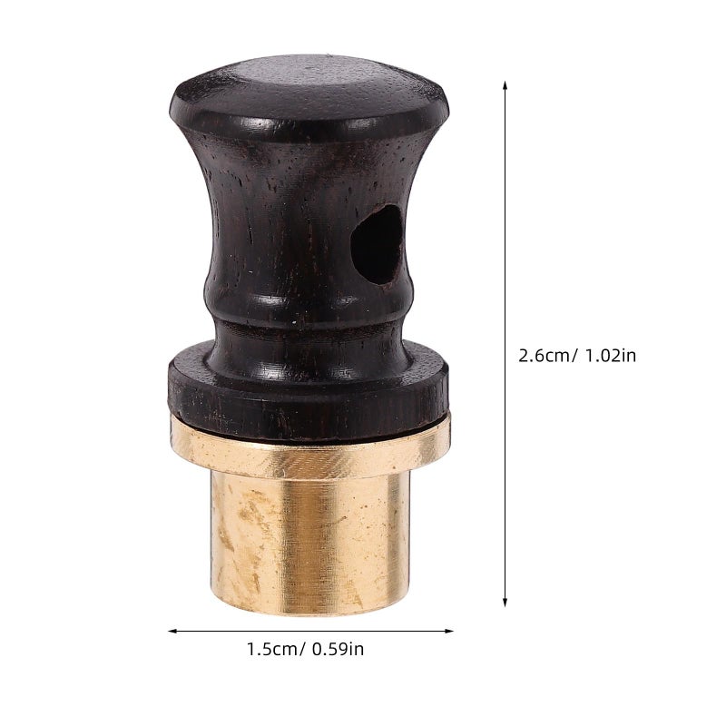 Natural Wood Wine Stopper 14mm Diameter Opening Design for Bottles Home Bar Sealing - Image 3