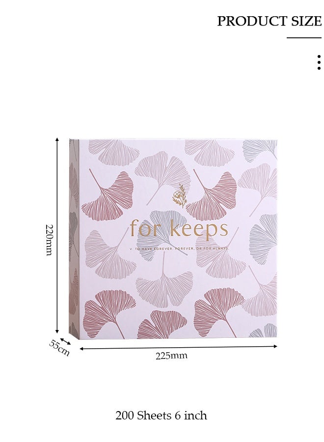 DUNISO Photo Album 4x6 inch, 200 Pockets Picture Book, Dustproof Photo Album For  Baby Boys Girls Travel Wedding Family Holiday Anniversary - Image 5