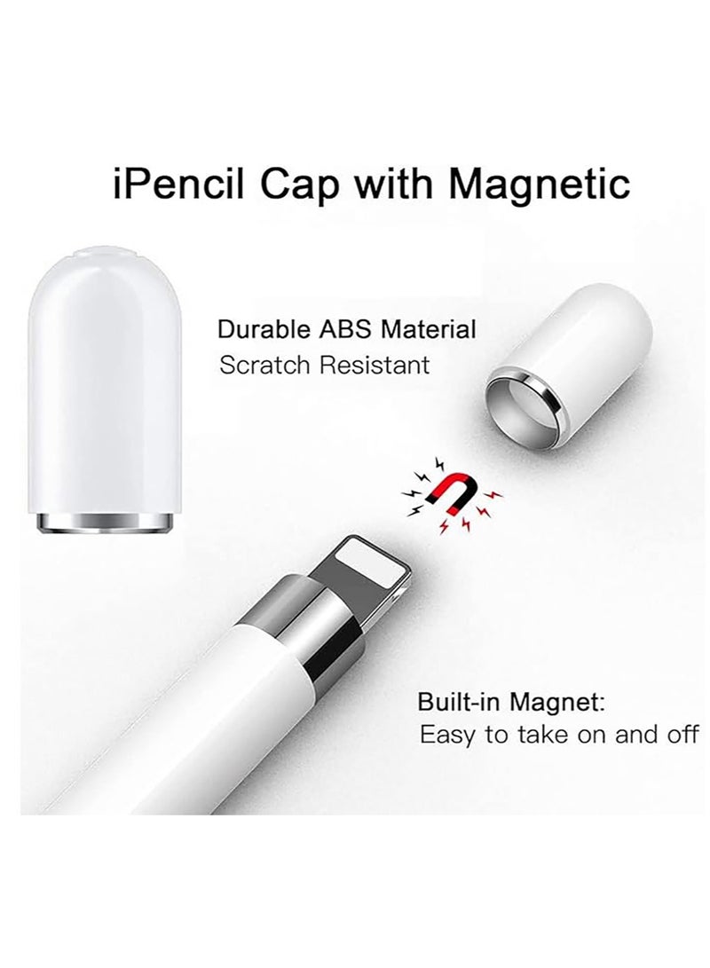 Charging Adapter Compatible with Apple Pencil 1st, Magnetic Replacement Cap for Apple Pencil, Replacement Tips Compatible with Apple Pencil 1st Generation - Image 3