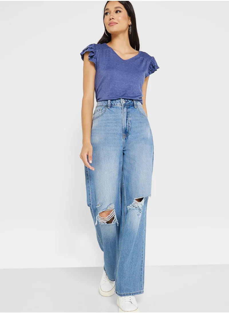Ginger Puff Sleeve Top
