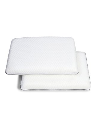 Orthopedic Memory Foam Bed Pillow for Sleeping, Neck Pain Relief | Soft Yet Supportive| Suitable for Side & Back Sleepers | Inner Cover Only (Memory Foam Flat, Standard (2 Pc)), 40 X 60 X 10 Cm - pzsku/Z2375F9435EBE8867B193Z/45/_/1739731969/4f263fee-92c3-44f7-afee-ff0357113276