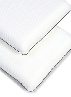 Status Contract Orthopedic Memory Foam Bed Pillow for Sleeping, Neck Pain Relief | Soft Yet Supportive| Suitable for Side & Back Sleepers | Inner Cover Only (Memory Foam Flat, Standard (2 Pc)), 40 X 60 X 10 Cm  - Image 4