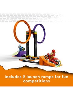 LEGO 60360 Spinning Stunt Challenge Building Set  - Image 4