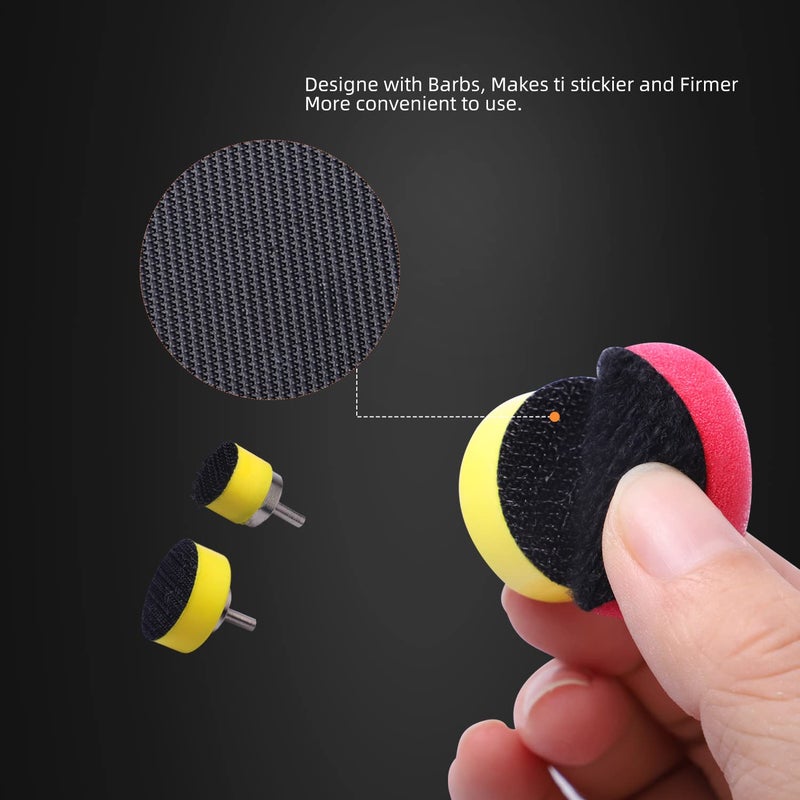 SPTA Mini Buffing Polishing Pads, 30Pcs Mini Detail Polisher Pads Use On Rotary Tools, Cordless Electric Drill, Polisher Tool for Tight Area Detailing Polishing, for SPTA Polisher -SP-DP030USA - Image 5