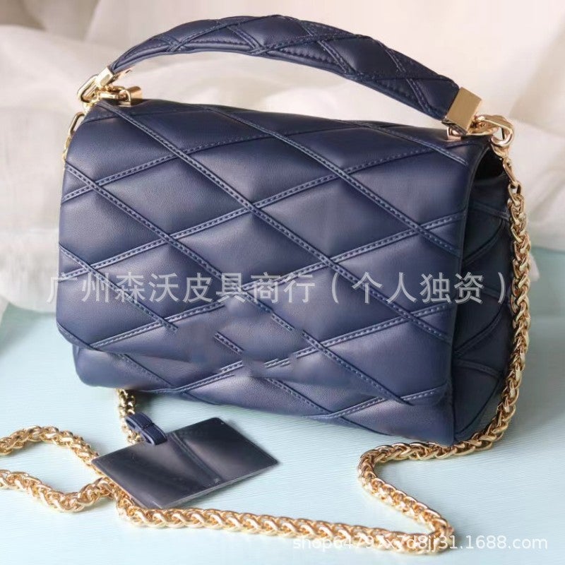 Women'S Bag 2023Go-14Mm Sheepskin Twist-Lock Handbag Crossbody Chain Bag M22891 French Style Light Luxury Shoulder Bag - Image 1