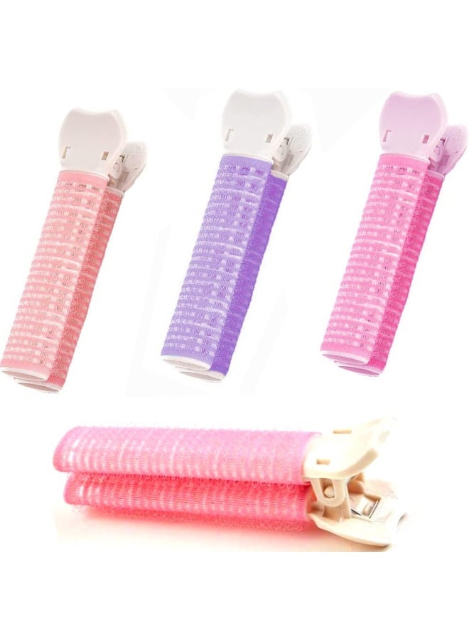 Premify 3 Pieces Hair Volumizing Clips Root Clip, Hair Rollers Curler Clips, Non Slip Long Duckbill Roller Clips For Hair, Fashion Clips Hair Styling Accessories 3 Color, Self Grip Hair Tools  - Image 1