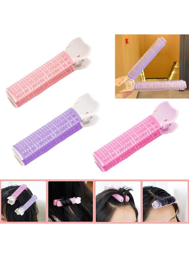 Premify 3 Pieces Hair Volumizing Clips Root Clip, Hair Rollers Curler Clips, Non Slip Long Duckbill Roller Clips For Hair, Fashion Clips Hair Styling Accessories 3 Color, Self Grip Hair Tools  - Image 2