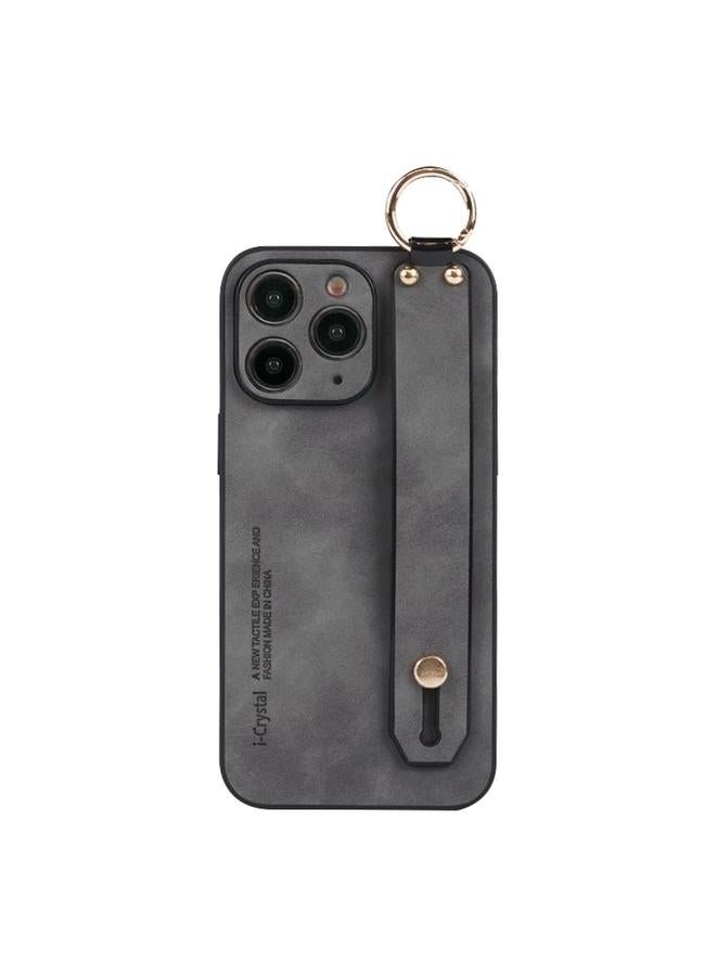 S-TOP Case For iPhone 11 Pro Lambskin Wristband Holder Phone Case - Image 1