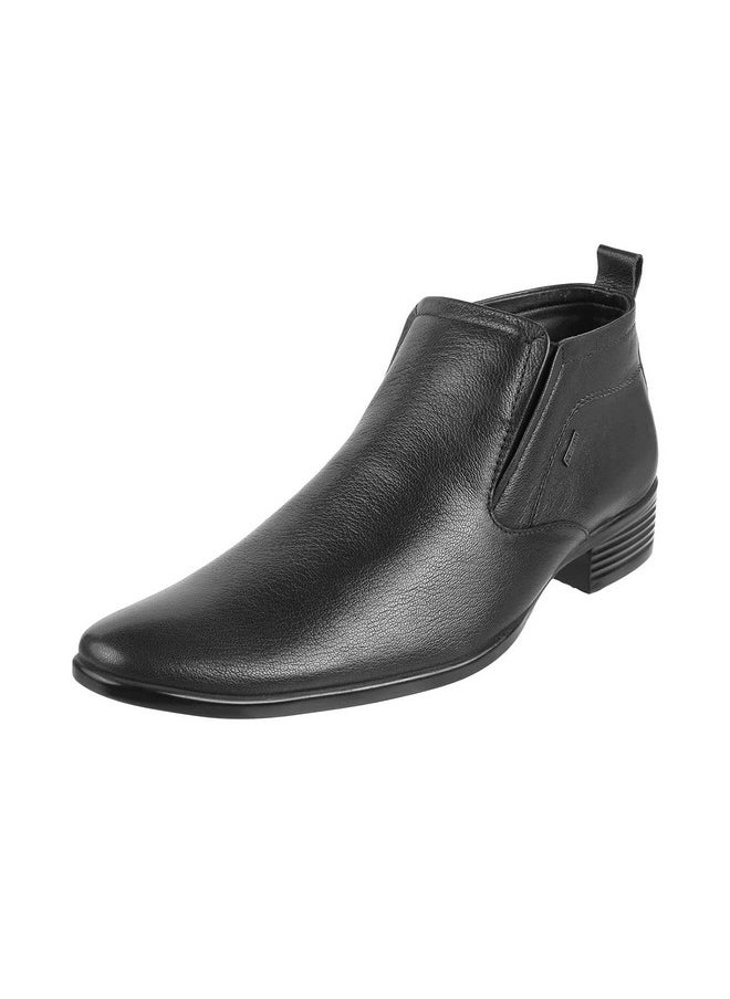Metro - Metro Mens Leather Black Boots (Size (6 UK (40 EU)) - Image 1