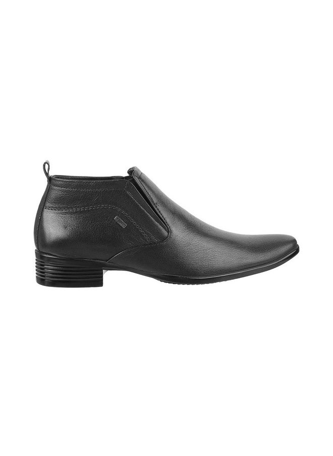 Metro - Metro Mens Leather Black Boots (Size (6 UK (40 EU)) - Image 1
