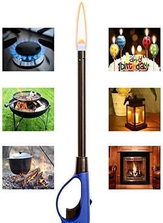 Best Brands USA Long Lighters Wholesale Pack, Multi Use Butane Refillable Neon Fire Lighters, Ideal as Fireplace, Candles and to Light BBQ (25 pc Pack) - Image 2