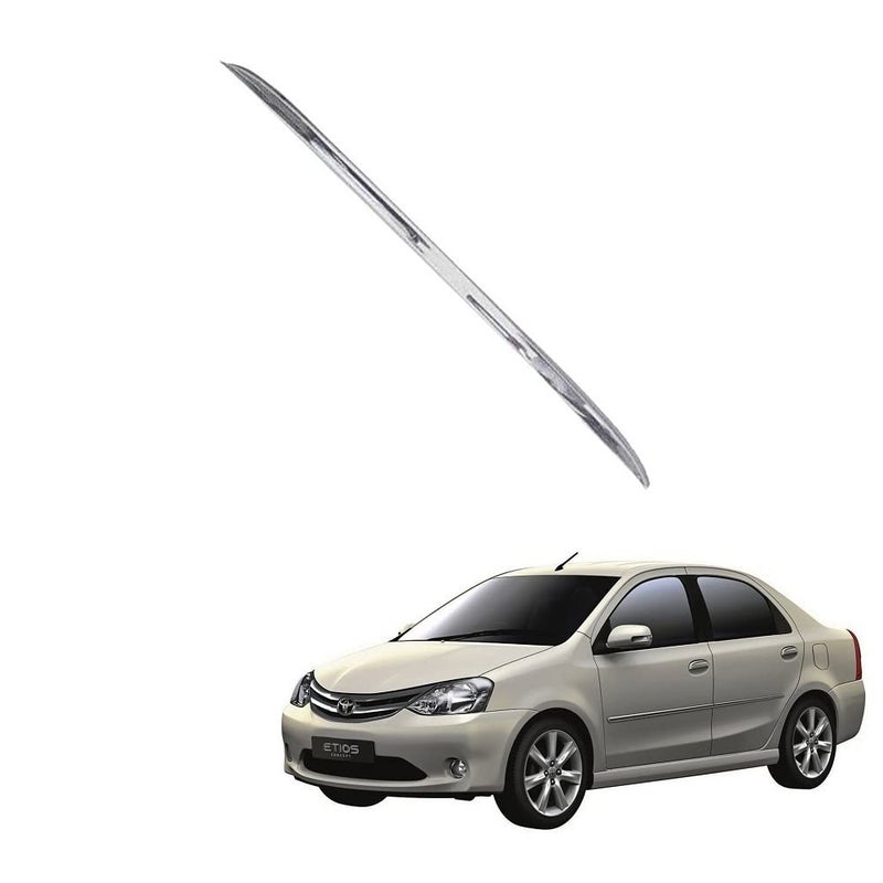 SPREADX Car Dicky/Diggi/Boot Garnish Chrome Stainless Steel Suitable for Etios - Image 1