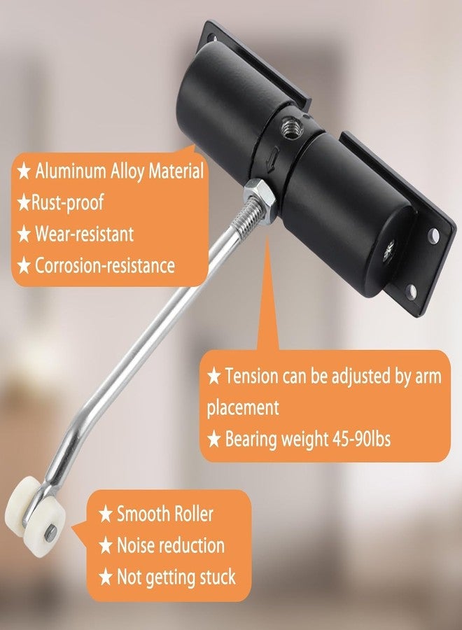 Calyrex Automatic Door Closer Safety Spring Door Closers Adjustable Closing Door Hinge Convert Hinged Doors to Self-Closing Automatic Stopper Fire Rated - Pack of 1 - Image 4