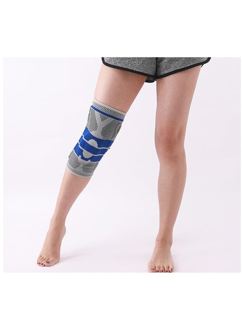 Silicone Shock-Absorbing Knee Support-Multi-Purpose Knee Brace-Knee Supporter for Men are Comfortable and Breathable-Knee Pads That Relieve Knee Pressure - Image 5