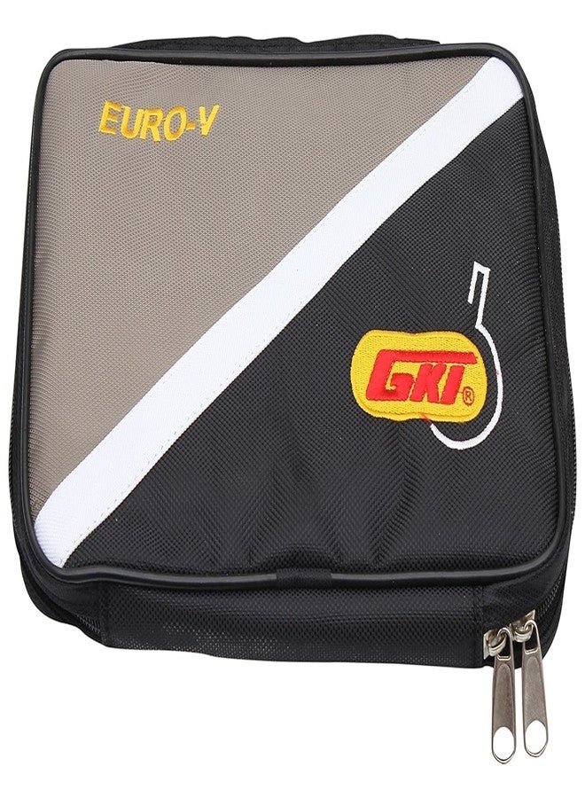 GKI Euro V Wooden Table Tennis Racquet (Multicolor, Pack of 1) - Image 2