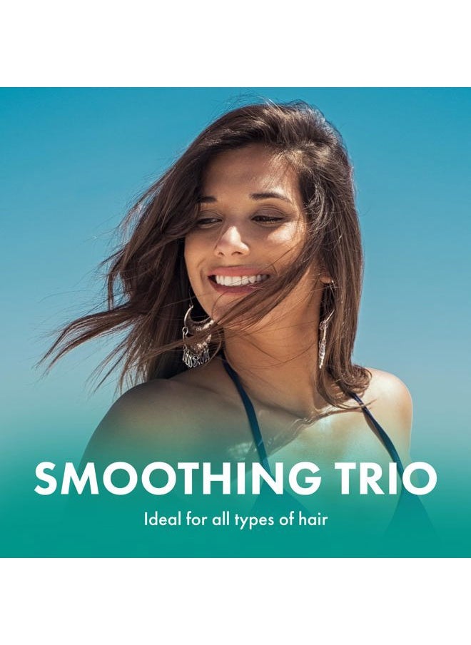 Agave HEALING OIL - Agave Smoothing Haircare Trio with Shampoo, Conditioner & Healing Oil Treatment Hydrating & Frizz Control 3 fl oz/2 fl oz - Image 1
