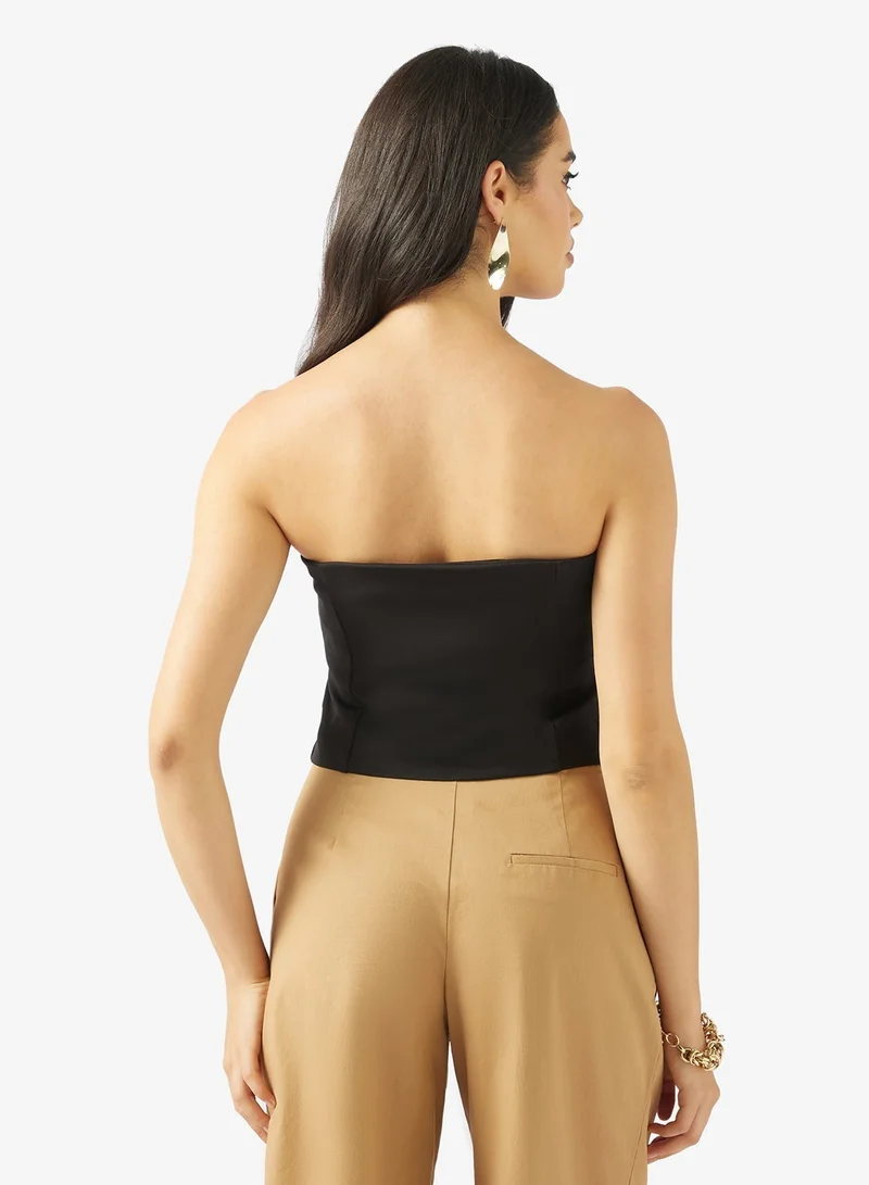 Ginger Gold Accent Detail Vest