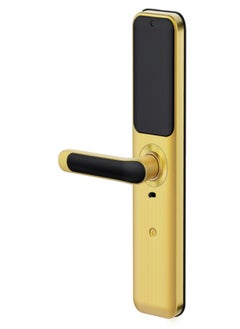 AREB SMART LOCK WIFI GOLD 85 * 50  5 Unlocking Methods Fingerprint PIN Code App Control Key Card Emergency Key Auto Lock Anti Theft Security for Home Office