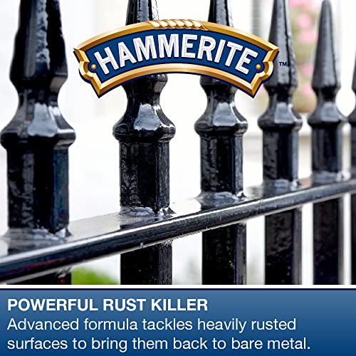 Hammerite Rust Remover Gel Blister. Non Drip Rust Remover for Metal, Rust Converter - Non Damaging to Metal Paint, Suitable for Interior and Exterior - 100ml, Packaging May Vary - Image 2