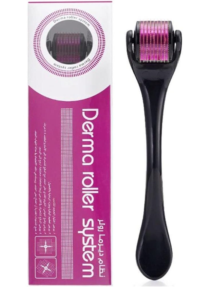 Derma Roller 540 Needles 0.75mm for Facial Care, Wrinkles, Acne, Scars & Hair Loss - Image 3