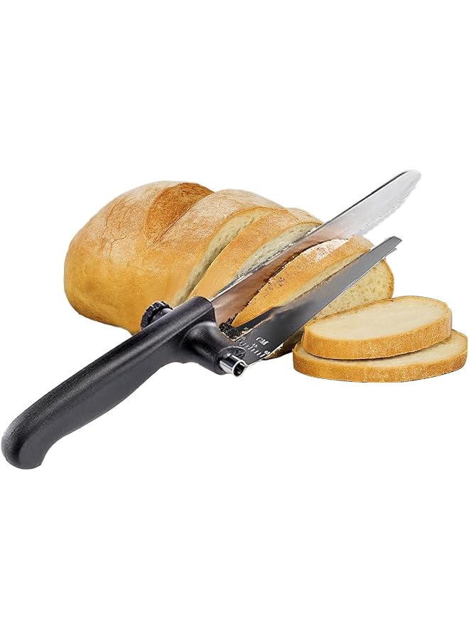 S-TOP Bread Slicer for Homemade Bread, Sourdough Baking Supplies, Cake Knife, Sour Dough tools, Lame, Scoring Tool, Serrated Knives, Accessories for Sourdough Rounds, Adjustable Slicing Guide. - Image 1