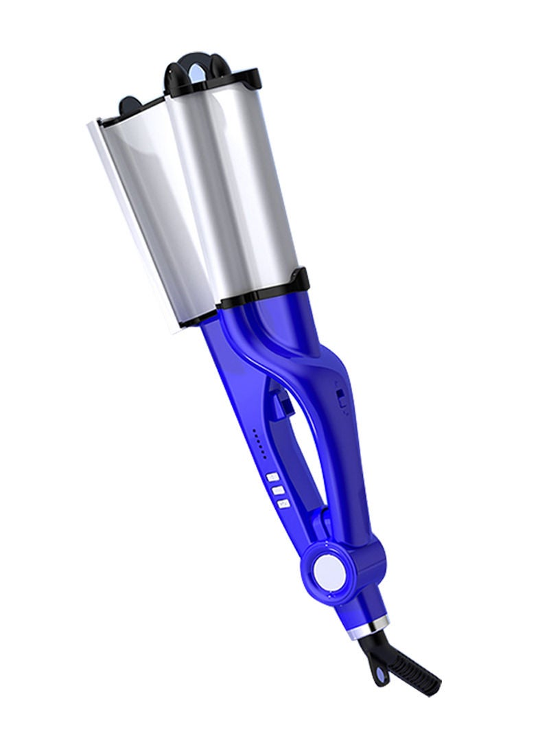 Sharpdo Professional Hair Crimper Curling Iron Wand Hair Waver 3 Barrel Curling Iron Beach Waves Egg Roll Stick Water Ripple Hair Curler 28mm - Image 1