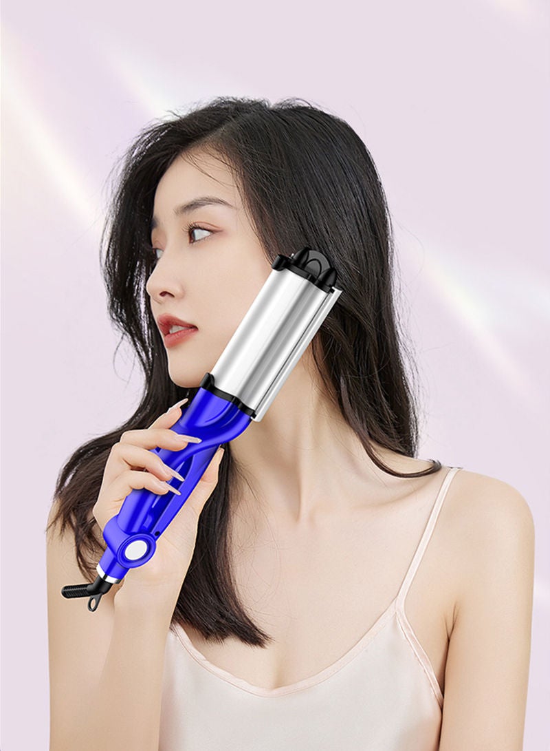 Sharpdo Professional Hair Crimper Curling Iron Wand Hair Waver 3 Barrel Curling Iron Beach Waves Egg Roll Stick Water Ripple Hair Curler 28mm - Image 3