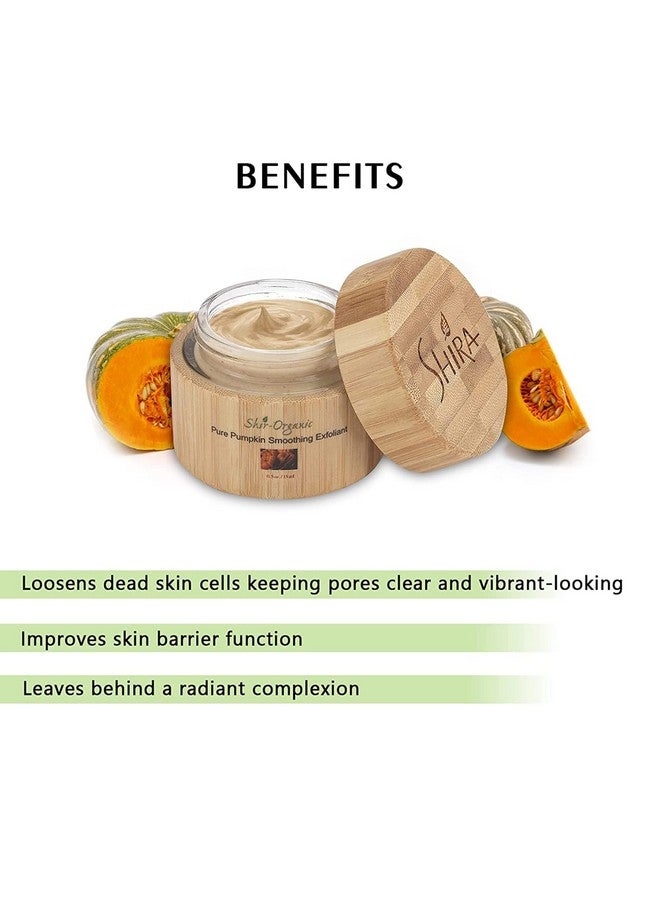 SHIRA Shirorganic Pure Pumpkin Smoothing Peel Rich In Natural Enzymes For Smoothsoften Skin Loosens Dead Skin Cells/All Skin Types Except Sensitive(15 Ml.) - Image 3