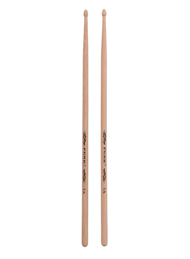 PUNK One Pair of 7A Wooden Drumsticks Drum Sticks Ash Wood Drum Set Accessories - Image 3