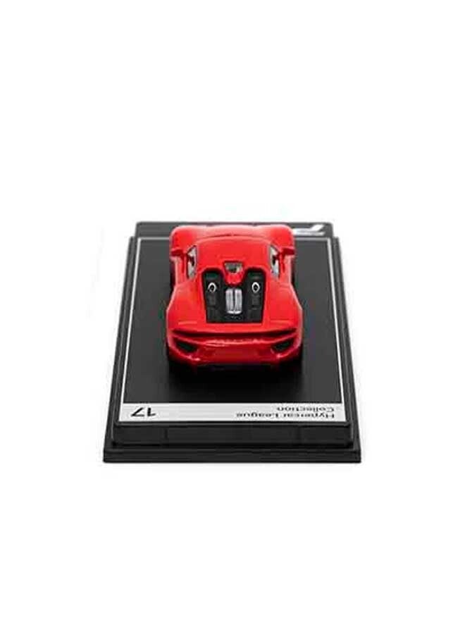 PosterCars PosterCars - 1:64 Scale Porsche 918 Spyder (Guards Red) Hypercar League Collection  - Image 3