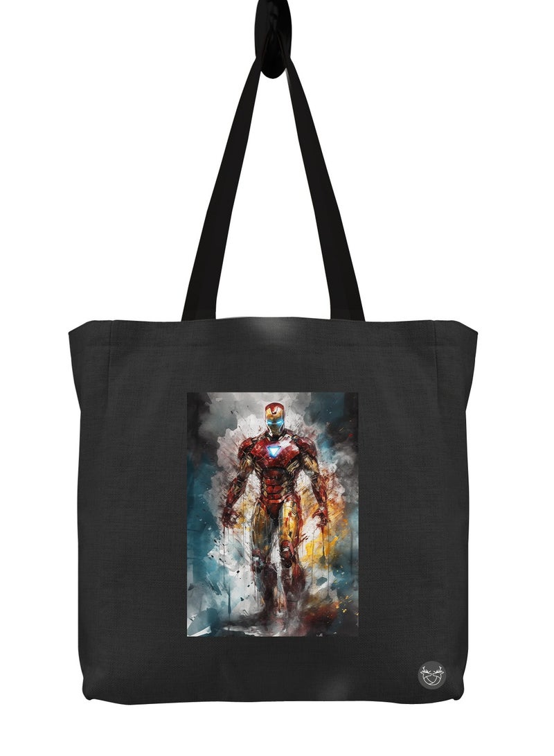 Canvas bag with hero design print