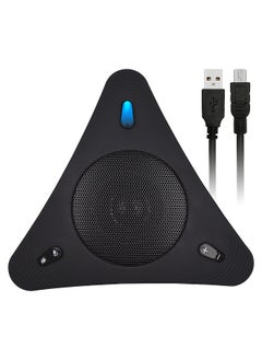 Generic USB Speakerphone Conference Microphone with Speaker 360° Omnidirectional Mic Echo Cancellation PC Computer Laptop Microphone with Mute Function Volume Adjustment Plug & Play  - Image 1