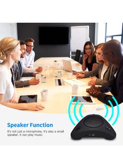 Generic USB Speakerphone Conference Microphone with Speaker 360° Omnidirectional Mic Echo Cancellation PC Computer Laptop Microphone with Mute Function Volume Adjustment Plug & Play  - Image 4