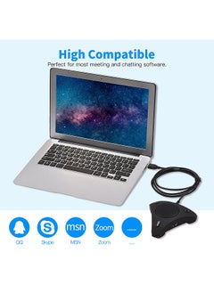 Generic USB Speakerphone Conference Microphone with Speaker 360° Omnidirectional Mic Echo Cancellation PC Computer Laptop Microphone with Mute Function Volume Adjustment Plug & Play  - Image 2