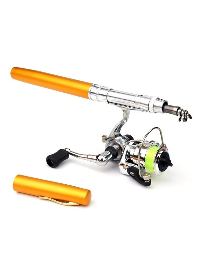 نيبمينينت مجموعة صنارة وبكرة صيد قابلة للطي بحجم الجيب 27 x 13 5سم - Image 2