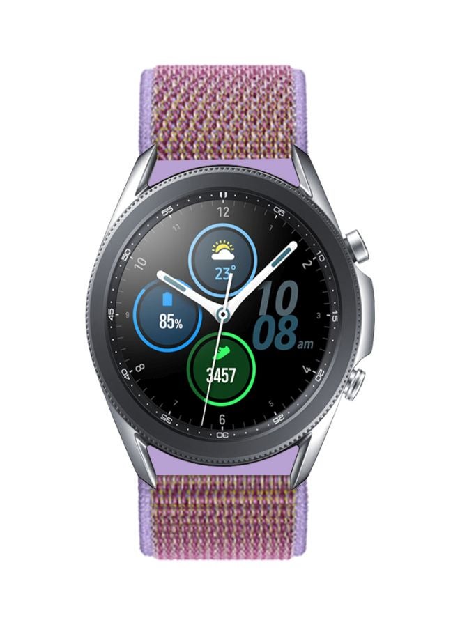 Perfii Replacement Band For Samsung Galaxy Watch3 45mm Lilac Purple - Image 1