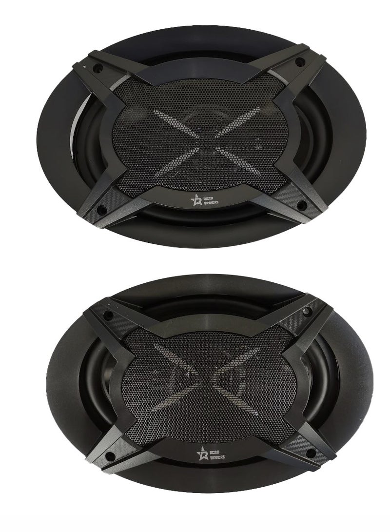 Generic ROAD WINNERS Car Mega Bass Speakers RW-6960 450W/60w 3-Way 6x9 Inch 3-Way Speakers - Cars Entertainment Systems 2 Pieces  - Image 2