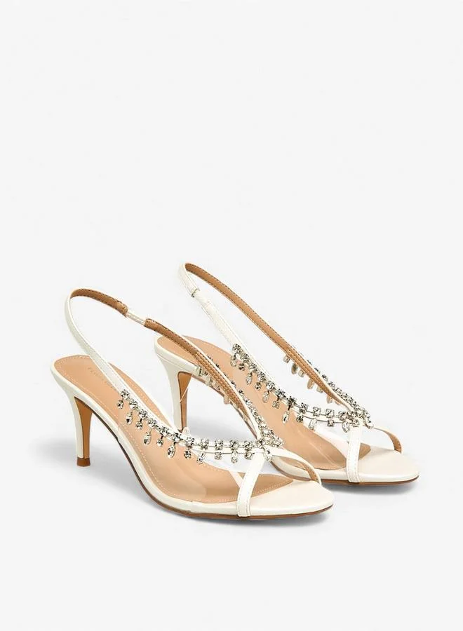 Flora Bella By Shoexpress Flora Bella Women Embellished Stiletto Heel Slingback Shoes Ramadan Collection