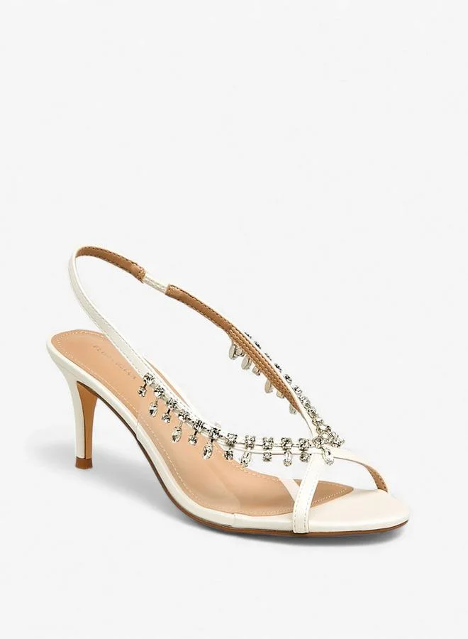 Flora Bella By Shoexpress Flora Bella Women Embellished Stiletto Heel Slingback Shoes Ramadan Collection