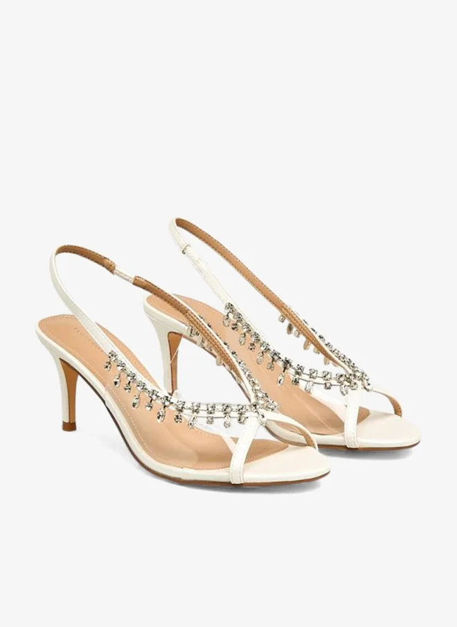 Flora Bella By Shoexpress Flora Bella Women Embellished Stiletto Heel Slingback Shoes Ramadan Collection