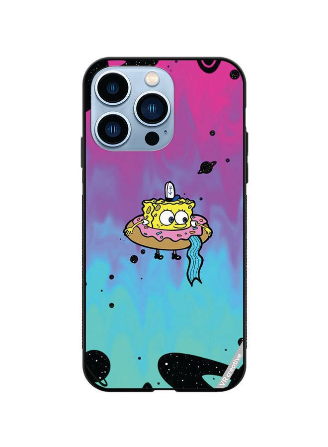 VR CREATIVE Protective Case Cover For Apple iPhone 14 Pro Spongebob Design Multicolour - Image 1