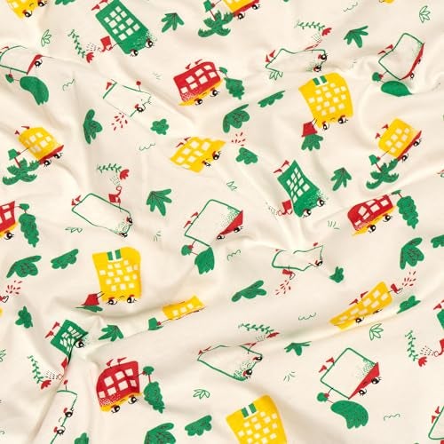 TIDY SLEEP Newborn Hooded Baby Blanket | Soft Cotton Receiving Wrap for 0–3 Months | Hospital Swaddle for Boys & Girls (White Wildcity) - Image 5